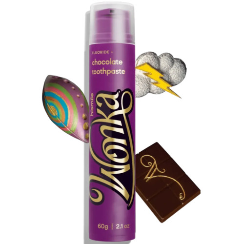 Зубная паста со вкусом шоколада Hismile Wonka Chocolate Toothpaste, 60 г